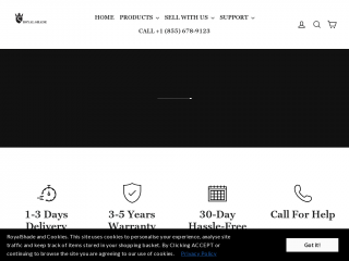 royalshadeusa.com screenshot