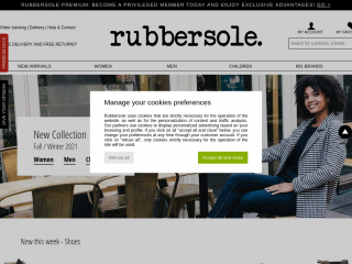 rubbersole.co.uk screenshot