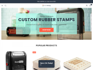 rubberstamps.com screenshot