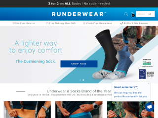 runderwear.co.uk screenshot