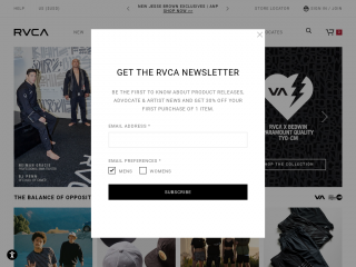 rvca.com screenshot