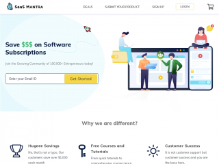 saasmantra.com screenshot