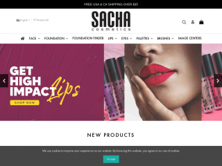 sachacosmetics.com