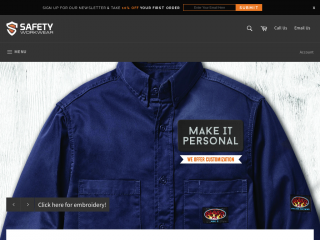 safetyworkwear.com screenshot