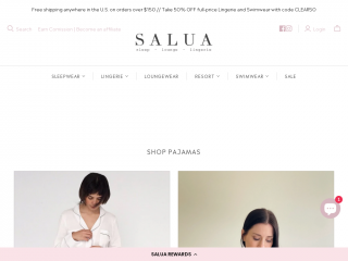 salualingerie.com screenshot