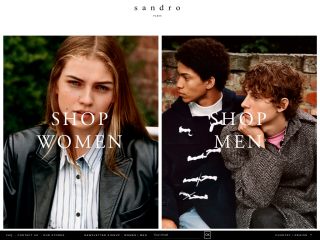 sandro-paris.com screenshot
