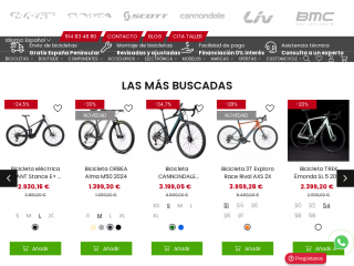 sanferbike.com screenshot