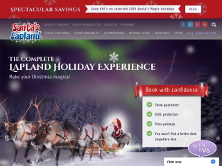 santaslapland.com screenshot