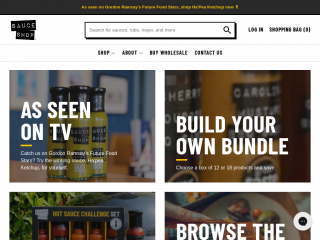 sauceshop.co screenshot