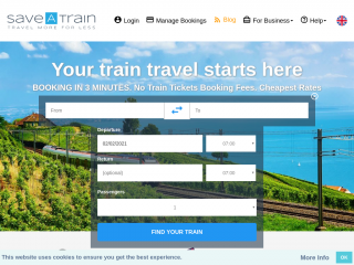 saveatrain.com screenshot