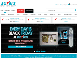 savers.co.uk screenshot