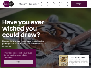 school.colinbradleyart.com screenshot