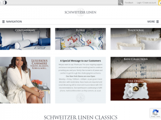 schweitzerlinen.com screenshot