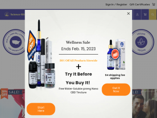 science-ritecbd.com screenshot