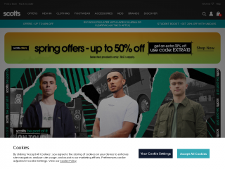 scottsmenswear.com screenshot