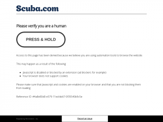 scuba.com screenshot