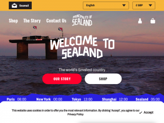 sealandgov.org screenshot