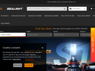 sealight-led.com screenshot