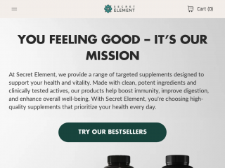 secretelement.com screenshot