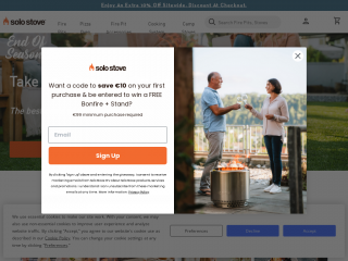 secure.solostove.com screenshot