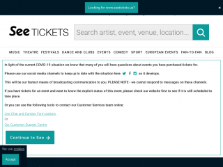 seetickets.com screenshot