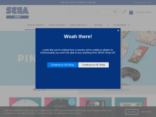 segashop.co.uk screenshot