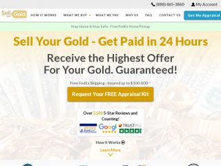 sellyourgold.com screenshot