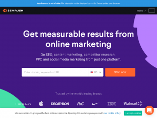 semrush.com screenshot