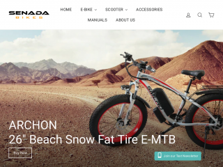 senadabikes.com screenshot