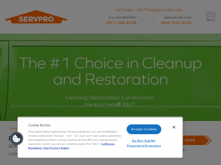 servpro.com screenshot