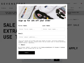 sevenstore.com screenshot