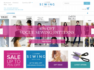 sewing-online.com screenshot
