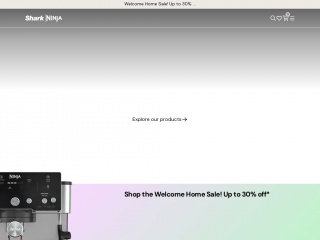 sharkninja.com screenshot