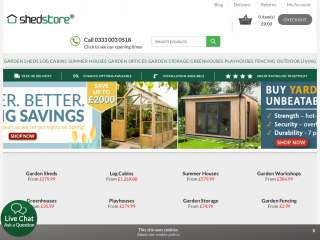 shedstore.co.uk screenshot