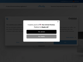 shelly.com screenshot