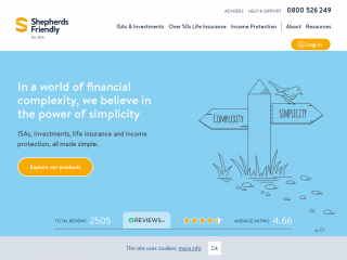 shepherdsfriendly.co.uk screenshot