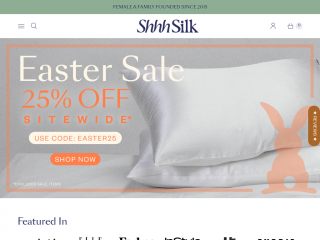 shhhsilk.com screenshot