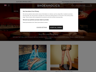 shoeaholics.com screenshot
