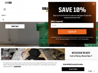 shop.callofduty.com screenshot