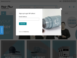 shop.hair-plus.co.uk screenshot