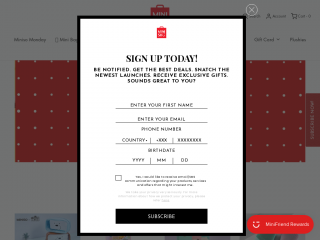 shop.miniso.ca screenshot