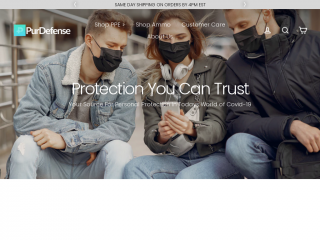 shop.purdefense.com screenshot
