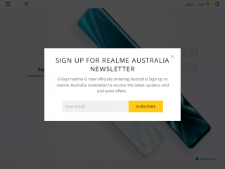 shop.realme.net.au screenshot