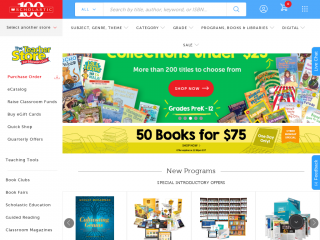 shop.scholastic.com screenshot