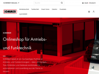 shop.sommer.eu screenshot