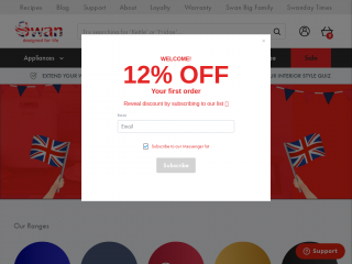 shop.swan-brand.co.uk screenshot