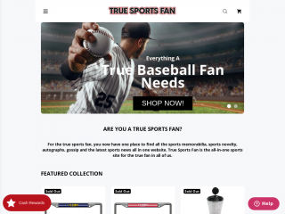 shop.truesportsfan.com screenshot
