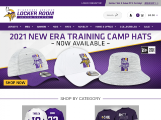 shop.vikings.com screenshot