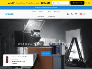 shopapexel.com screenshot