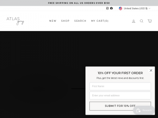 shopatlasgrey.com screenshot